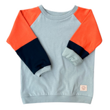 Faires Langarmshirt  | Lenis Blau Orange