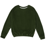 Fairer Unisex Sweater aus Cordnicki in der farbe Dunkelgrün aus Bio-Baumwolle von der Marke Oktopulli