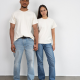 Raglan Shirt aus fairer Bio-Baumwolle | Uni Creme Weiß