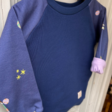 Mitwachsender Kuschelpullover Kinder | Weltall 🚀