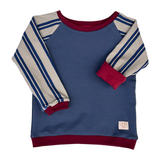 Fairer Alltagsbegleiter aus Sweatstoff für Kinder in Blau Grau Rot im Unisex-Schnitt von der Marke Oktopulli